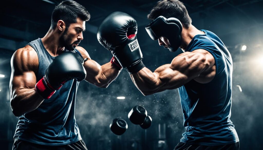 Boxing workouts with weights