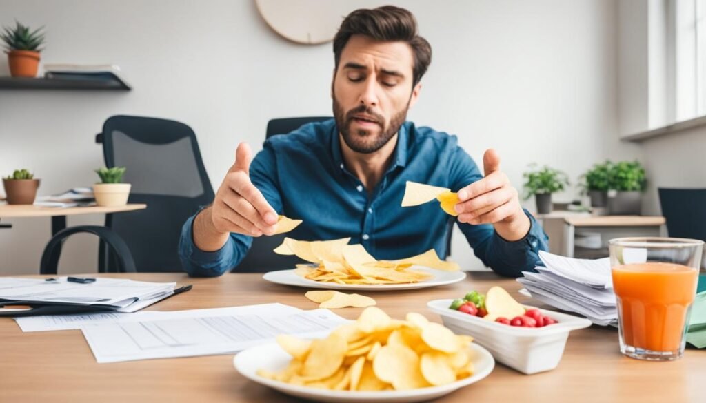 Effects of stress on appetite and food choices