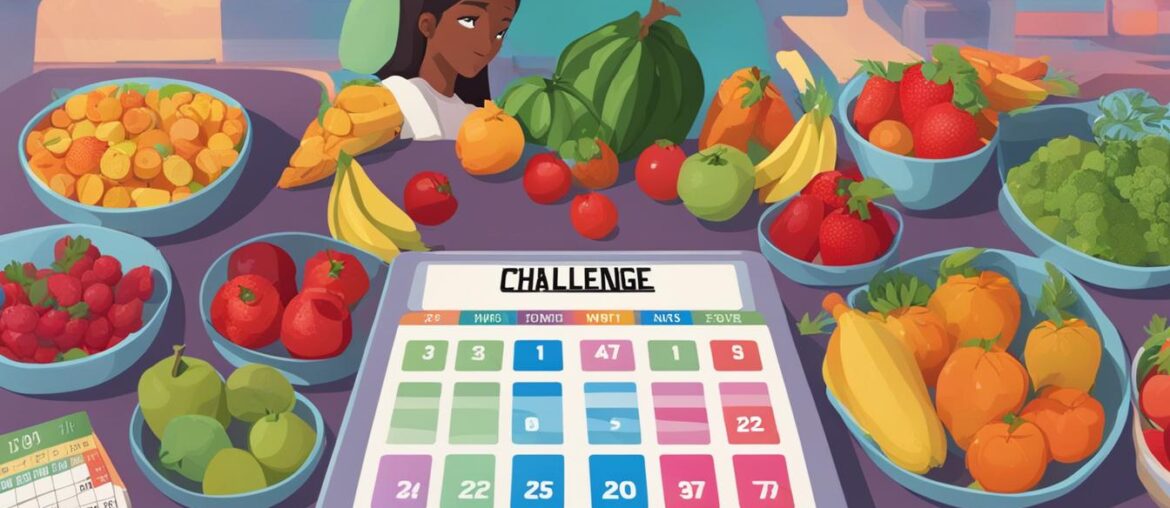 Monthly Weight Loss Challenge Goals