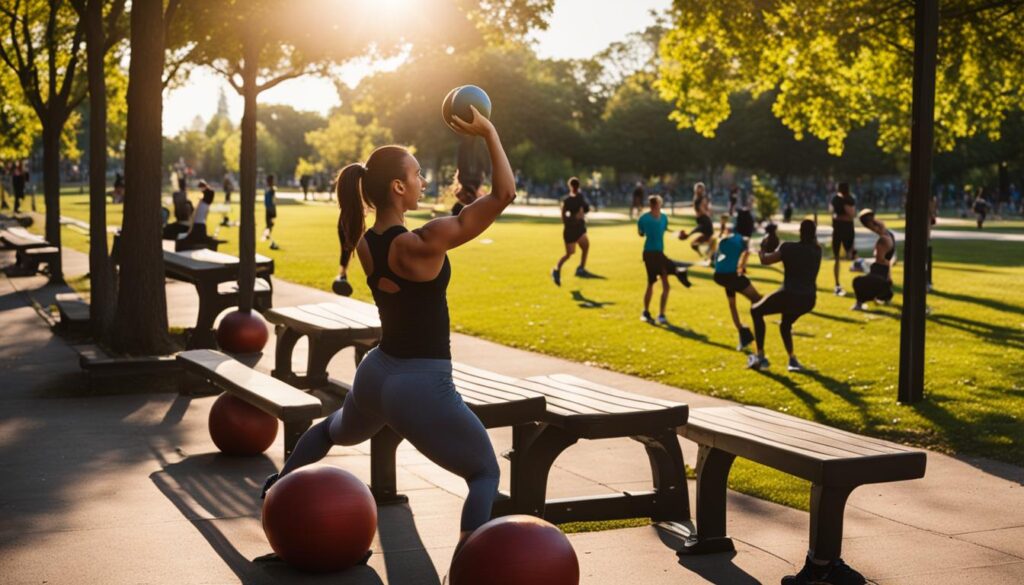 Outdoor workout routines