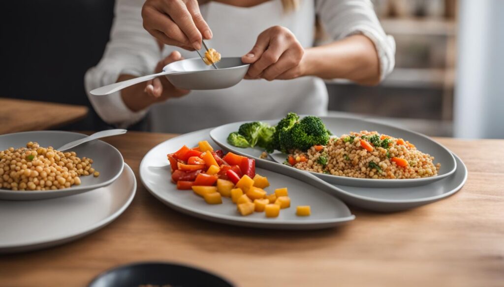 choosing the right plate for portion control