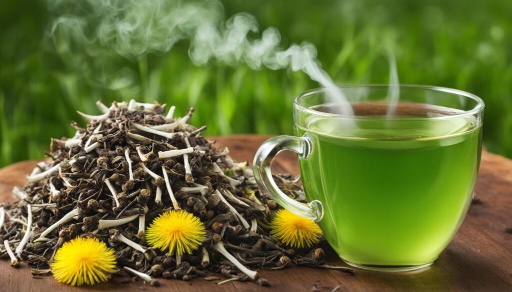 dandelion root tea