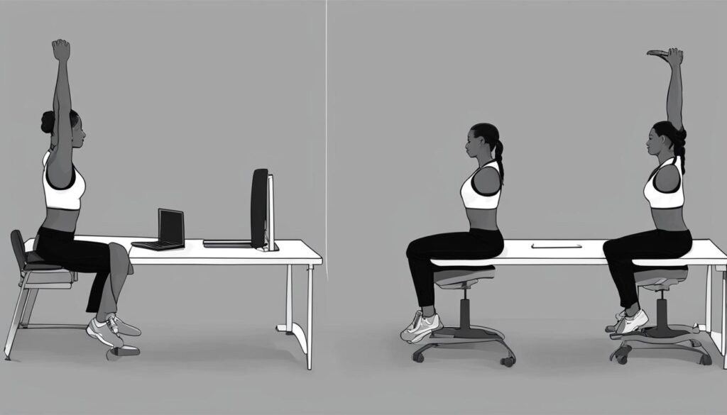 desk exercises for posture