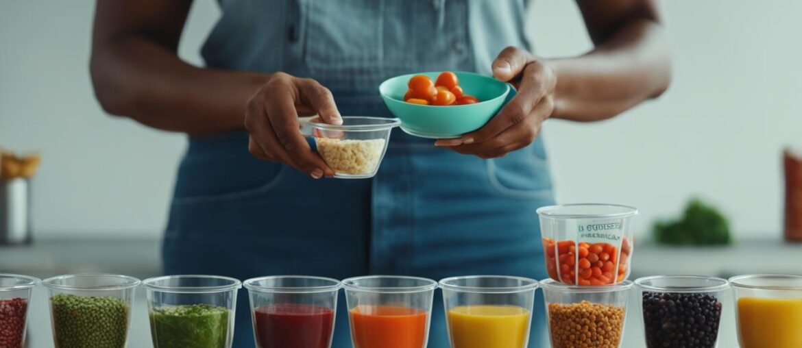 how to portion control with measuring cups