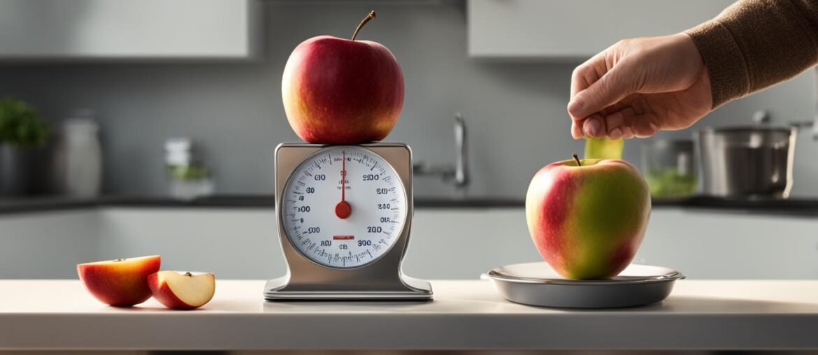 how to use a food scale for portion control