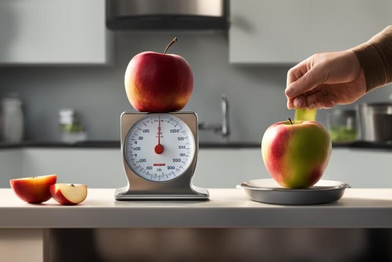 how to use a food scale for portion control