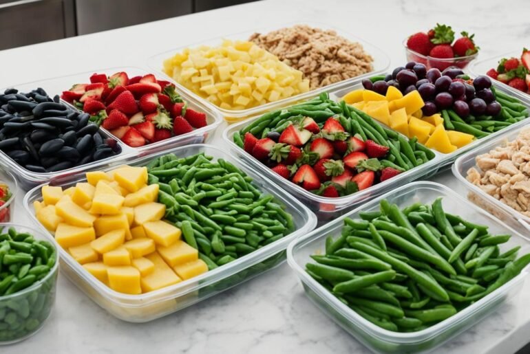 how to use the portion control containers