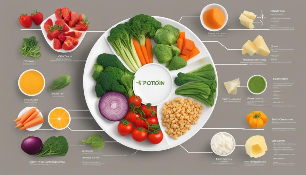 plate as portion guide