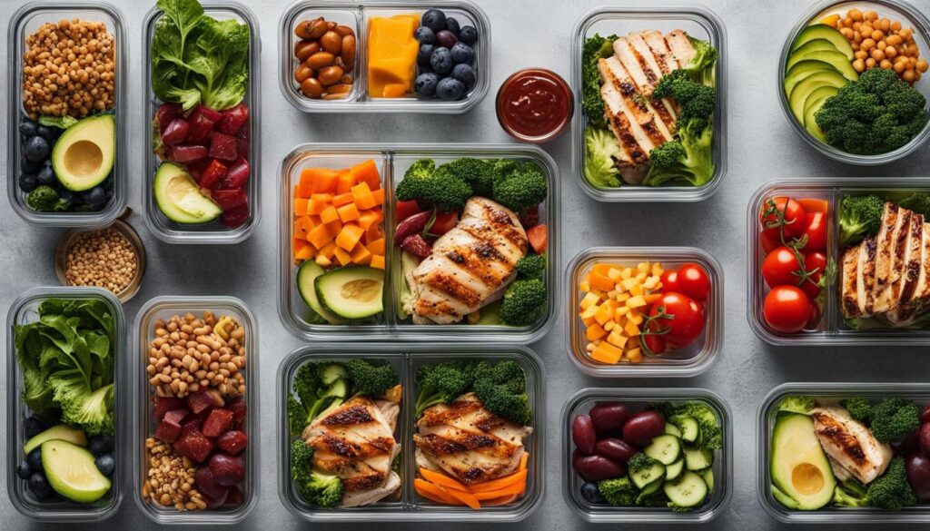 portion control meal prep containers