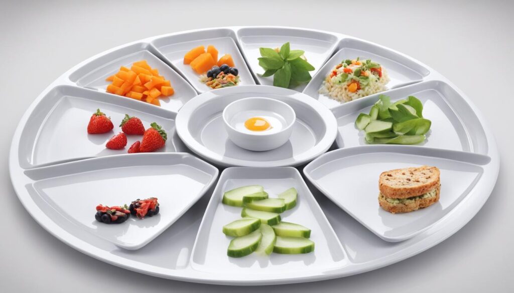 portion control plate types