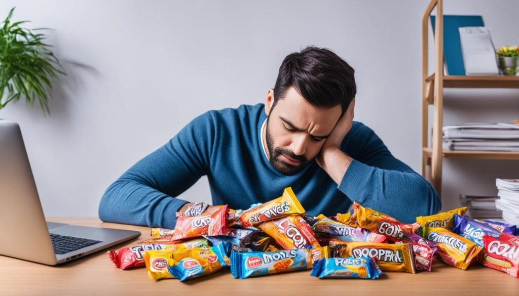 sleep deprivation and high-carb snacks