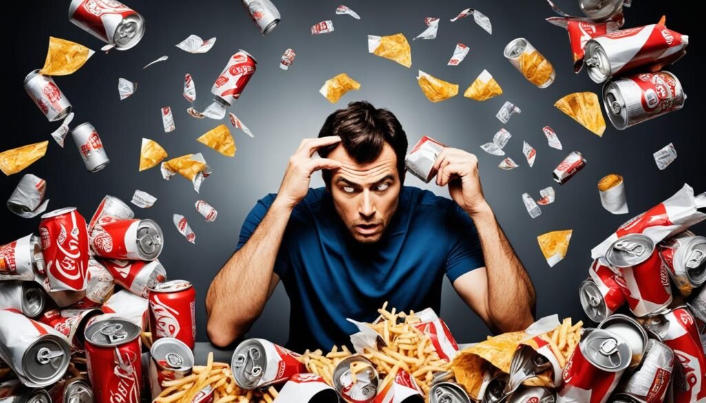 stress and unhealthy eating habits