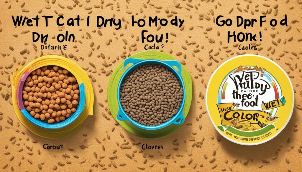wet cat food vs. dry cat food