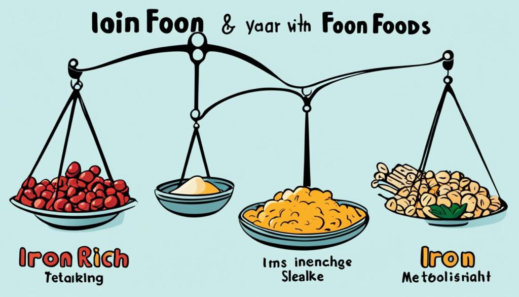 Balancing iron intake for optimal metabolism