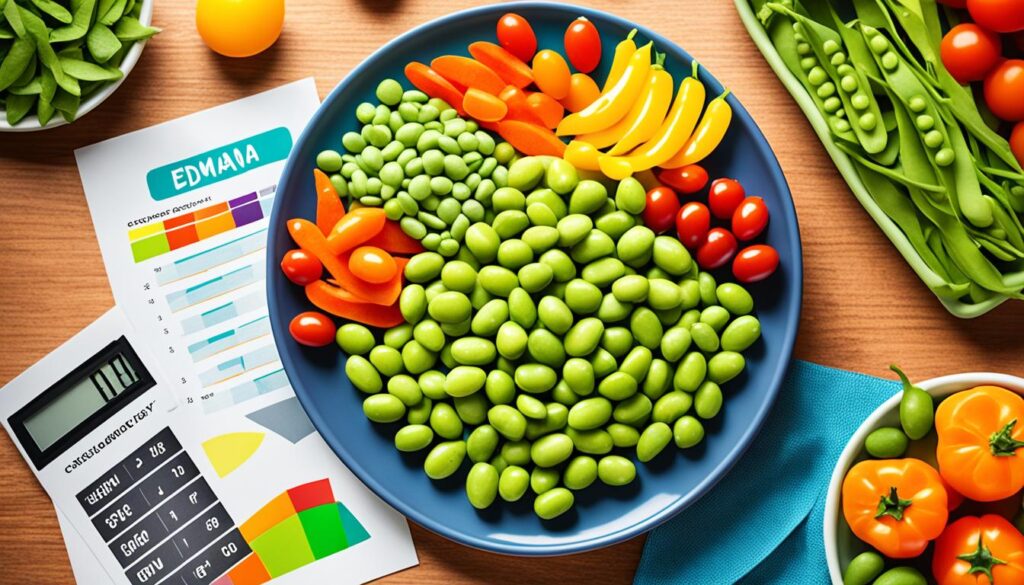 Belly fat weight loss diet with Edamame