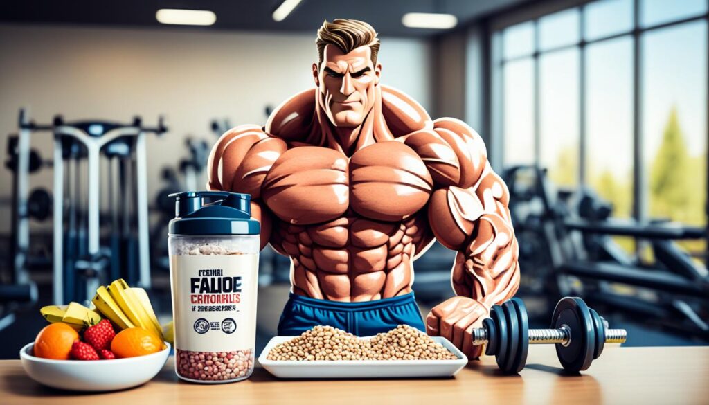 Protein powders and fiber supplements for weight loss in men