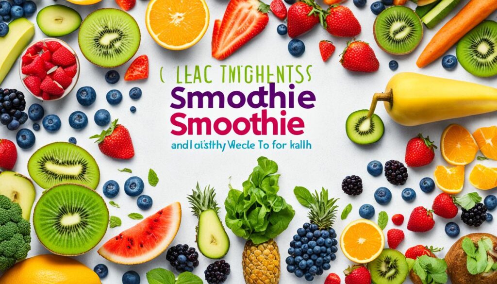 The Smoothie Diet for reducing the risk of weight-related health issues