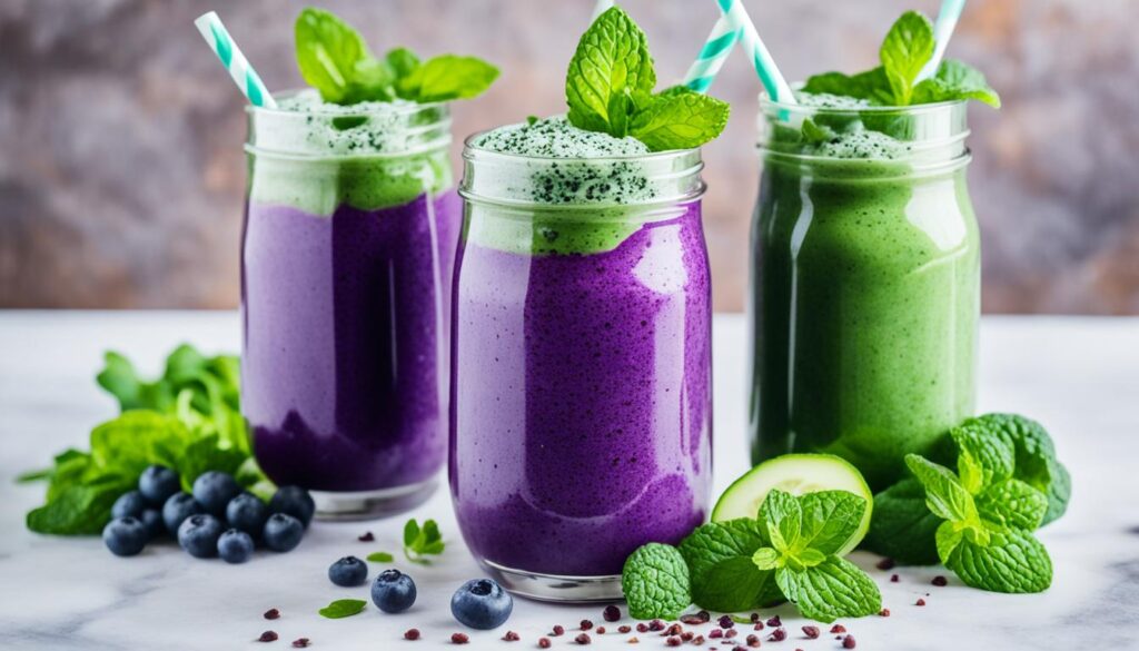 leafy greens in smoothies