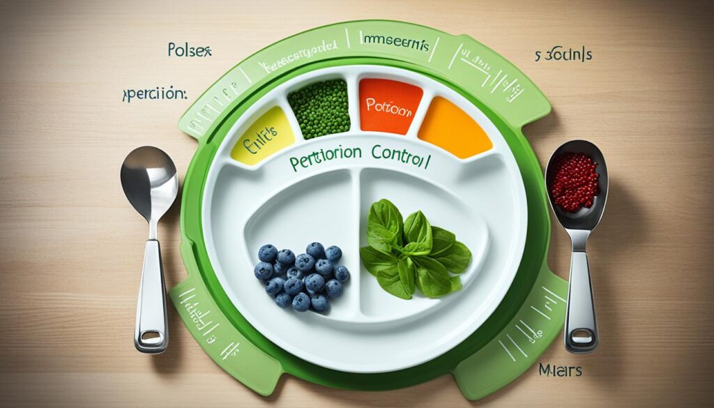 monitoring portion sizes