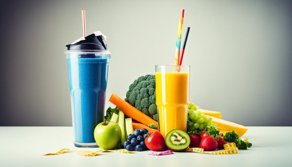 smoothie diet calorie deficit