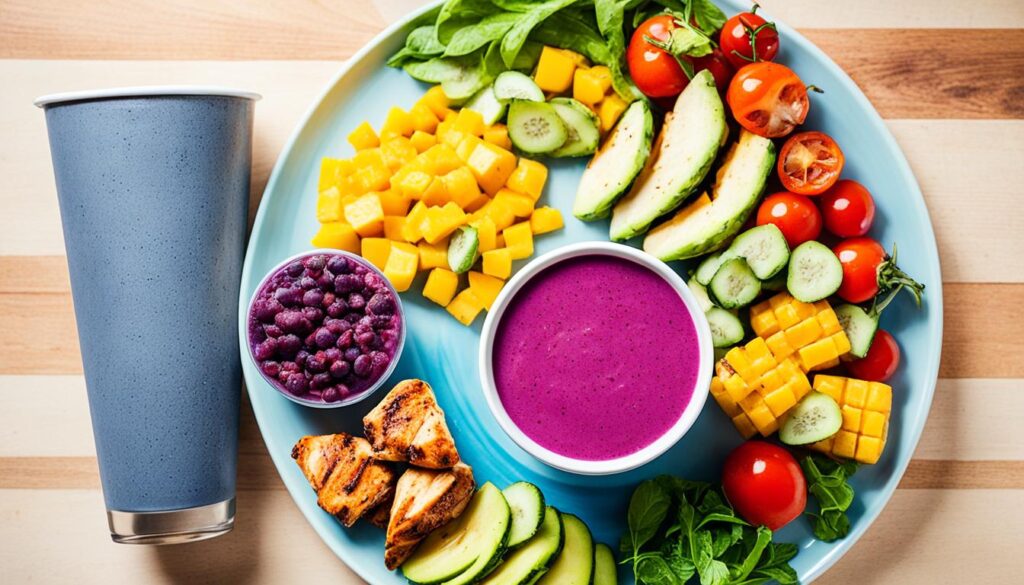 solid meals and smoothie diet